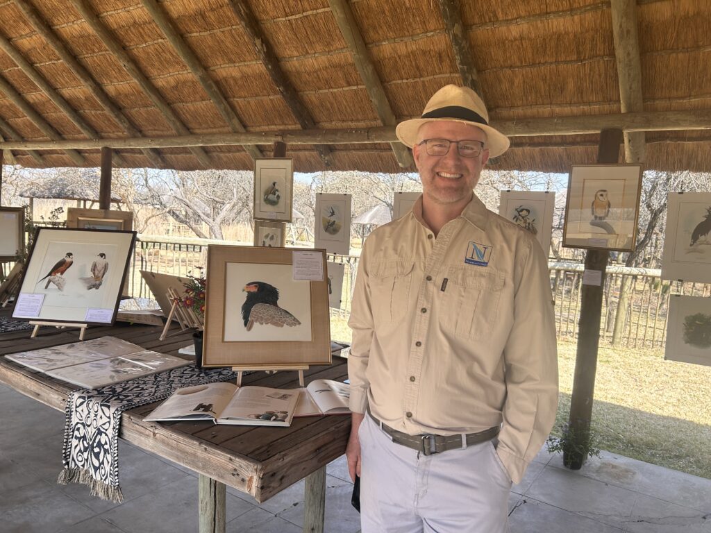 Artwork displayed at the Kenneth Newman celebration at Zaagkuilsdrift.